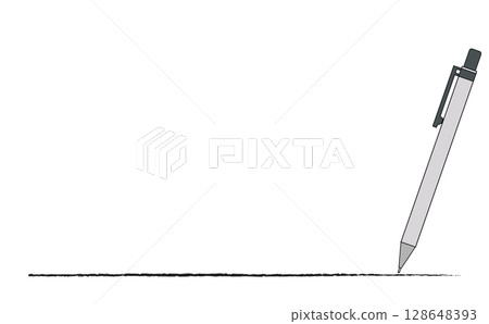 Background illustration material of mechanical pencil drawing a line 128648393