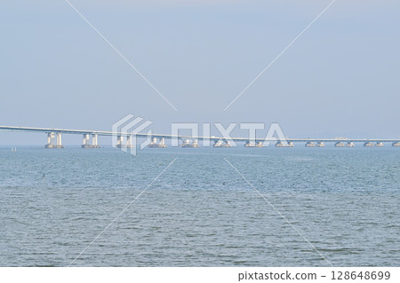 Lake Biwa Bridge 128648699
