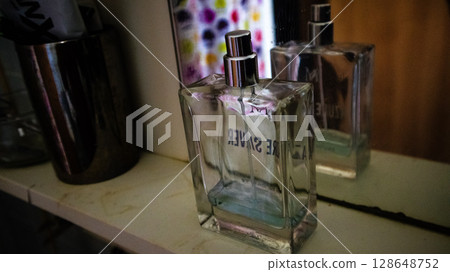 glass of water in the bar 128648752