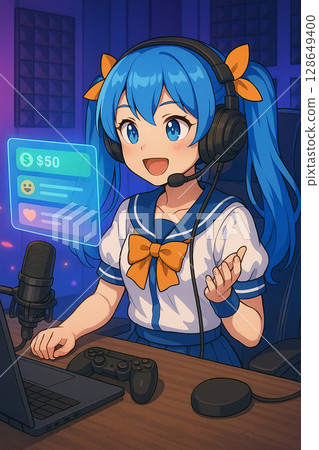 Vtuber直播 128649400