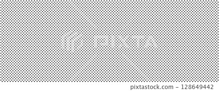 Mesh metal pattern, texture for speaker or micro grill with background by seamless net and black grid design in circle grate steel surface. Polka dot bg. 128649442