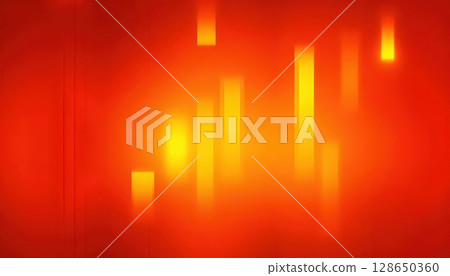 Futuristic Orange Glow Layers Futuristic Orange Glow Layers 128650360