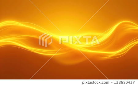 Abstract Warm Orange Lightscape Abstract Warm Orange Lightscape 128650437