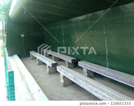 棒球場長凳 棒球場長凳 128651333