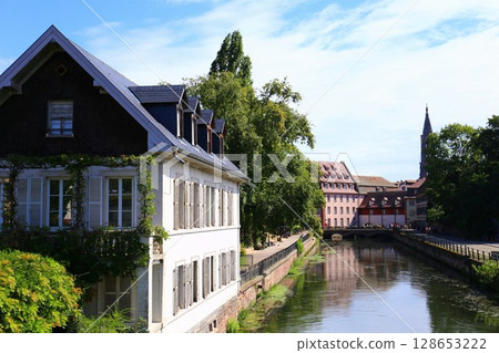La Petite France, a World Heritage Site in Strasbourg 128653222