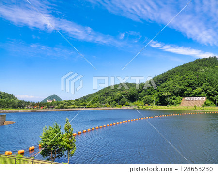 Asamushi Dam under the blue sky (summer) Asamushi, Aomori City, Aomori Prefecture Asamushi Dam under the blue sky (summer) Asamushi, Aomori City, Aomori Prefecture 128653230