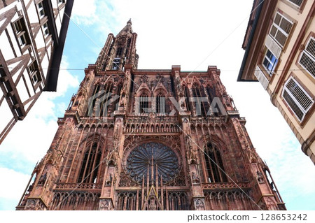 Notre Dame Cathedral in Strasbourg 128653242