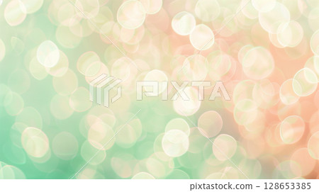 柔和的綠色和橙色光背景材料 柔和的綠色和橙色光背景材料 128653385