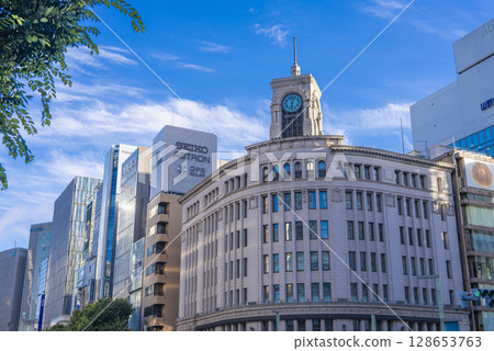 銀座的景觀 銀座的景觀 128653763