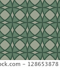 Vector set retro simple geometric seamless patterns in retro style. Vintage abstract geometric pattern in Art deco style. 128653878