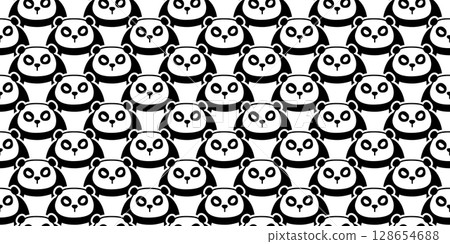 panda bear seamless pattern polar bear vector cartoon doodle teddy tile background gift wrapping paper repeat wallpaper illustration scarf isolated design panda bear seamless pattern polar bear vector cartoon doodle teddy tile background gift wrapping paper repeat wallpaper illustration scarf isolated design 128654688