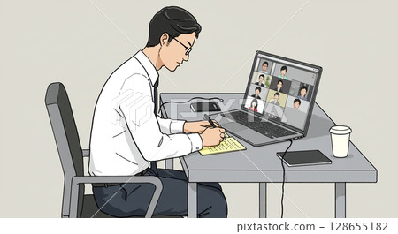 與世界互聯！利用全球遠距會議加速您的業務發展 128655182
