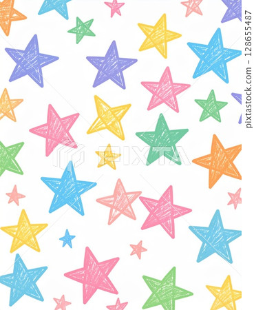 《AI Image》Pop star pattern background material 128655487