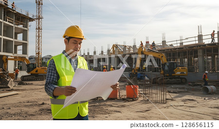 asian engineer at work asian engineer at work 128656115