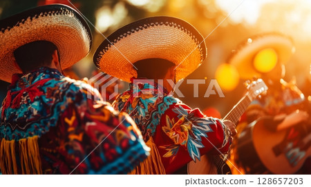 National hispanic heritage month festival concept 128657203