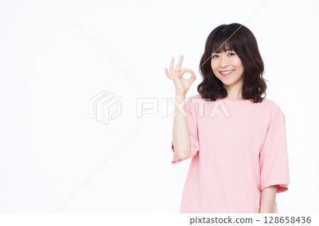 女人簽字好 128658436