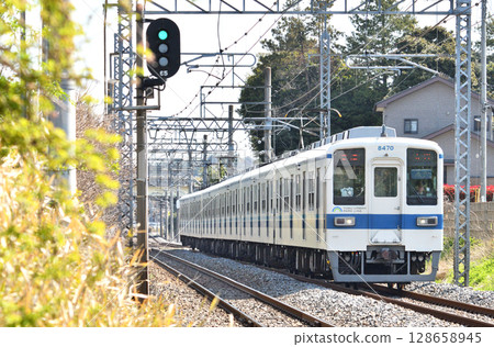 Railway: Private railway: Tobu Noda Line 8000 series 8170F Railway: Private railway: Tobu Noda Line 8000 series 8170F 128658945