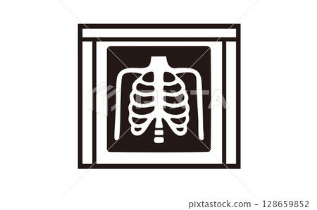 Simple x-ray illustration 128659852