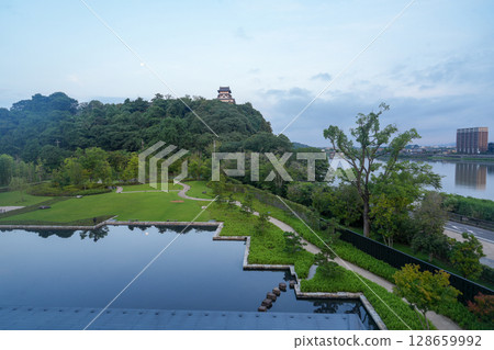 A photo of the castle and its interior taken from Hotel Indigo Inuyama Urakuen, adjacent to the national treasure Inuyama Castle. A photo of the castle and its interior taken from Hotel Indigo Inuyama Urakuen, adjacent to the national treasure Inuyama Castle. 128659992