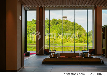 A photo of the castle and its interior taken from Hotel Indigo Inuyama Urakuen, adjacent to the national treasure Inuyama Castle. A photo of the castle and its interior taken from Hotel Indigo Inuyama Urakuen, adjacent to the national treasure Inuyama Castle. 128660028