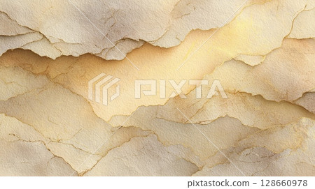 Golden Japanese paper background 128660978