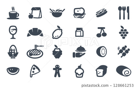 Food Icon Set 128661253
