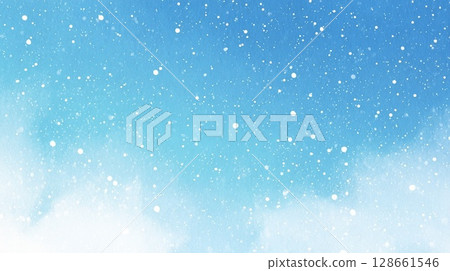 A fantastic and cute starry sky 128661546