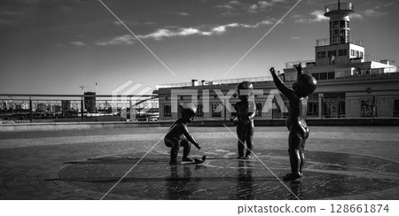 Ukraine, Kiev, 1 September 2023. Cityscape of Kiev 128661874