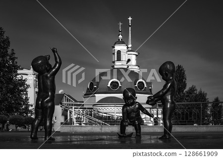Ukraine, Kiev, 1 September 2023. Cityscape of Kiev 128661909