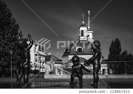Ukraine, Kiev, 1 September 2023. Cityscape of Kiev 128661912