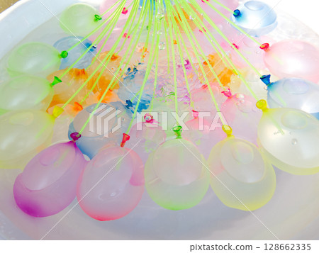 One-time inflated water balloons One-time inflated water balloons 128662335