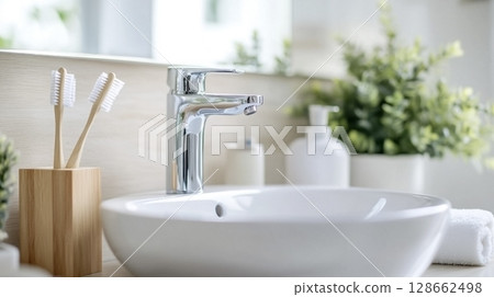 Clean washroom 128662498