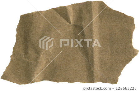 Brown kraft paper background for vintage album decoration, collages, scrapbooking, DIY projects 128663223