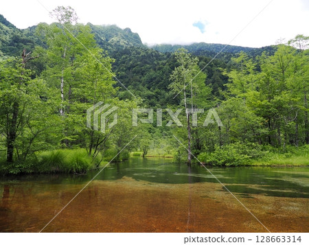 Kamikochi in early summer 128663314