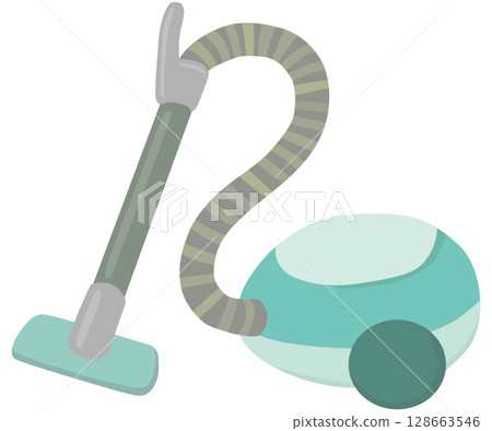 Simple vacuum cleaner illustration vector material 128663546