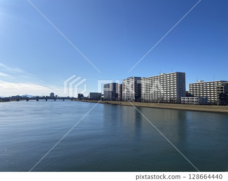 Niigata city Kashiyo Bridge 128664440