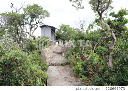 Hokoshima Shrine, located on Hokoshima Island (Fukui City, Fukui Prefecture) 128665073