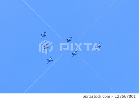 Blue Impulse at the Osaka Kansai Expo Blue Impulse at the Osaka Kansai Expo 128667801