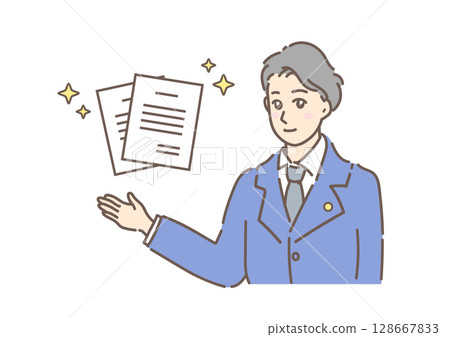 律師、行政書士、司法書士、專利代理人、稅務會計師、土地房屋測量師、社會保險勞務顧問角色圖示插圖 128667833