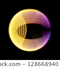 Modern abstract high speed movement, light trails 128668940