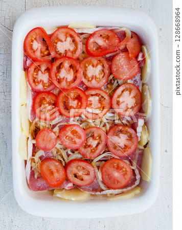 Meat and potatoes Meat and potatoes 128668964