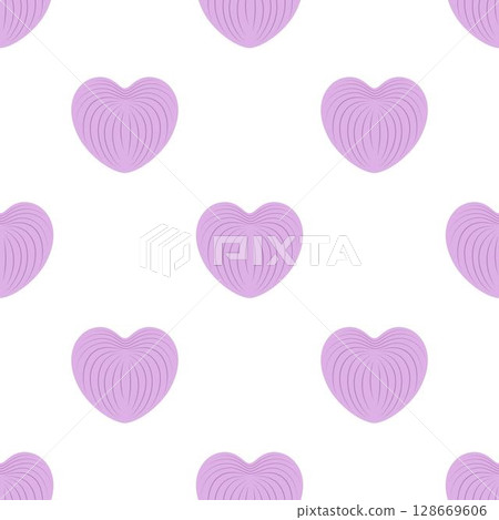 pattern with shells, flat style 128669606