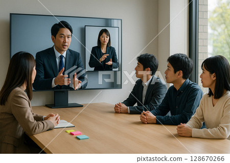 Remote meetings and sign language interpretation | Responding to diversity in corporate meetings 128670266