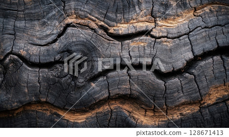 Ancient Wood Texture. 128671413