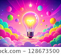 Imagination Unleashed in Flat Design 128673500