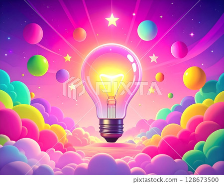 Imagination Unleashed in Flat Design Imagination Unleashed in Flat Design 128673500