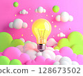 Imagination Unleashed in Flat Design 128673502