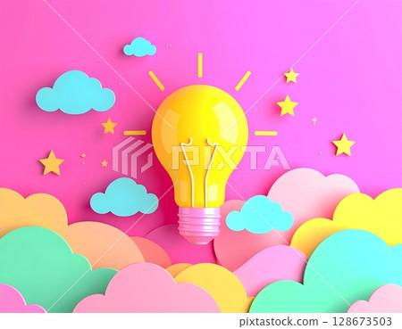 Imagination Unleashed in Flat Design Imagination Unleashed in Flat Design 128673503