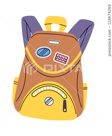 Trendy fashion childish school rucksack 128674268