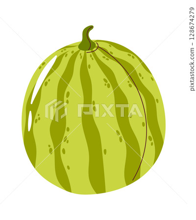 Ripe watermelon summertime berry fruit 128674279